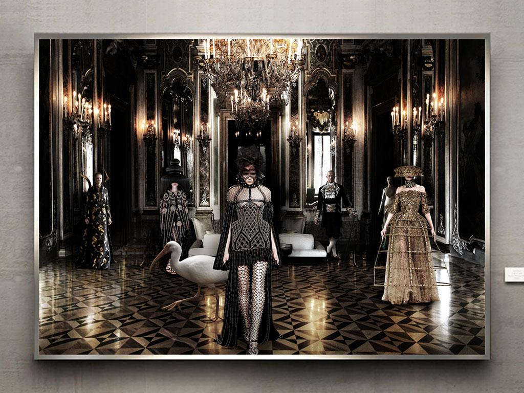 Tribute to Alexander Mcqueen - Print by Axel Crieger