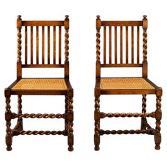Axel Einar Hjorth, 1920s Charles oak chairs for Nordiska Kompaniet, Sweden