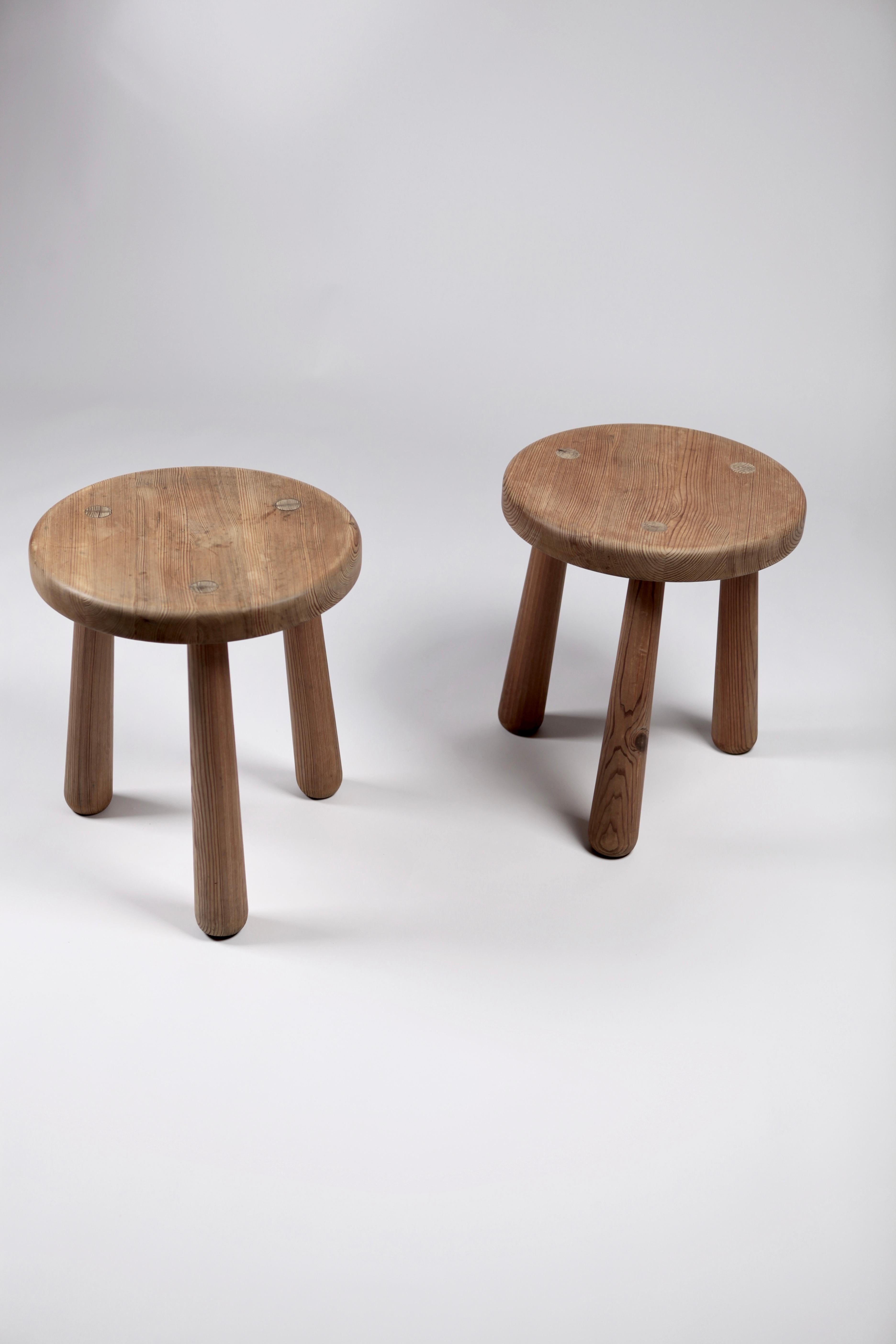 Axel Einar Hjorth, a Pair of Utö Stools, Nordiska Kompaniet, 1932 4