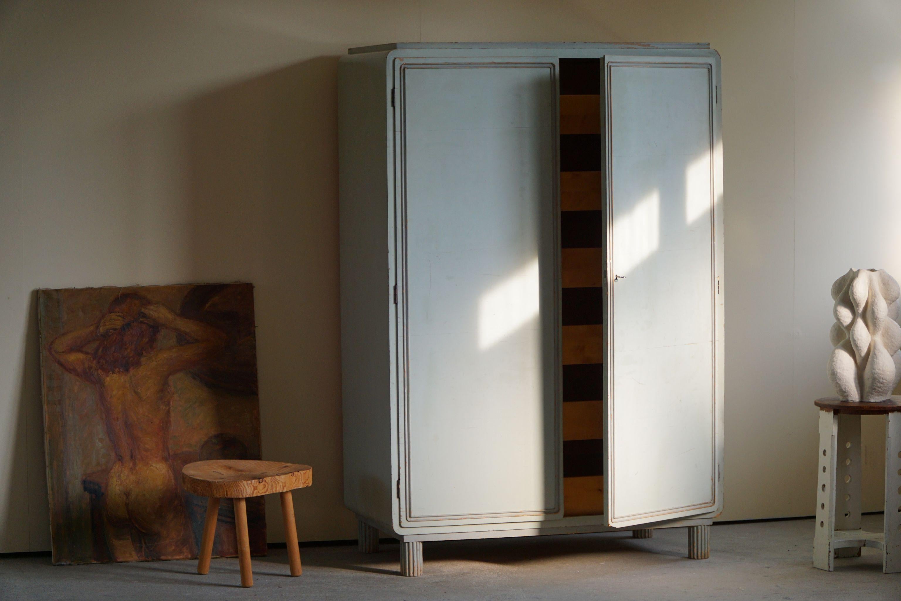 Swedish Axel Einar Hjorth, Art Deco Cabinet, Model 