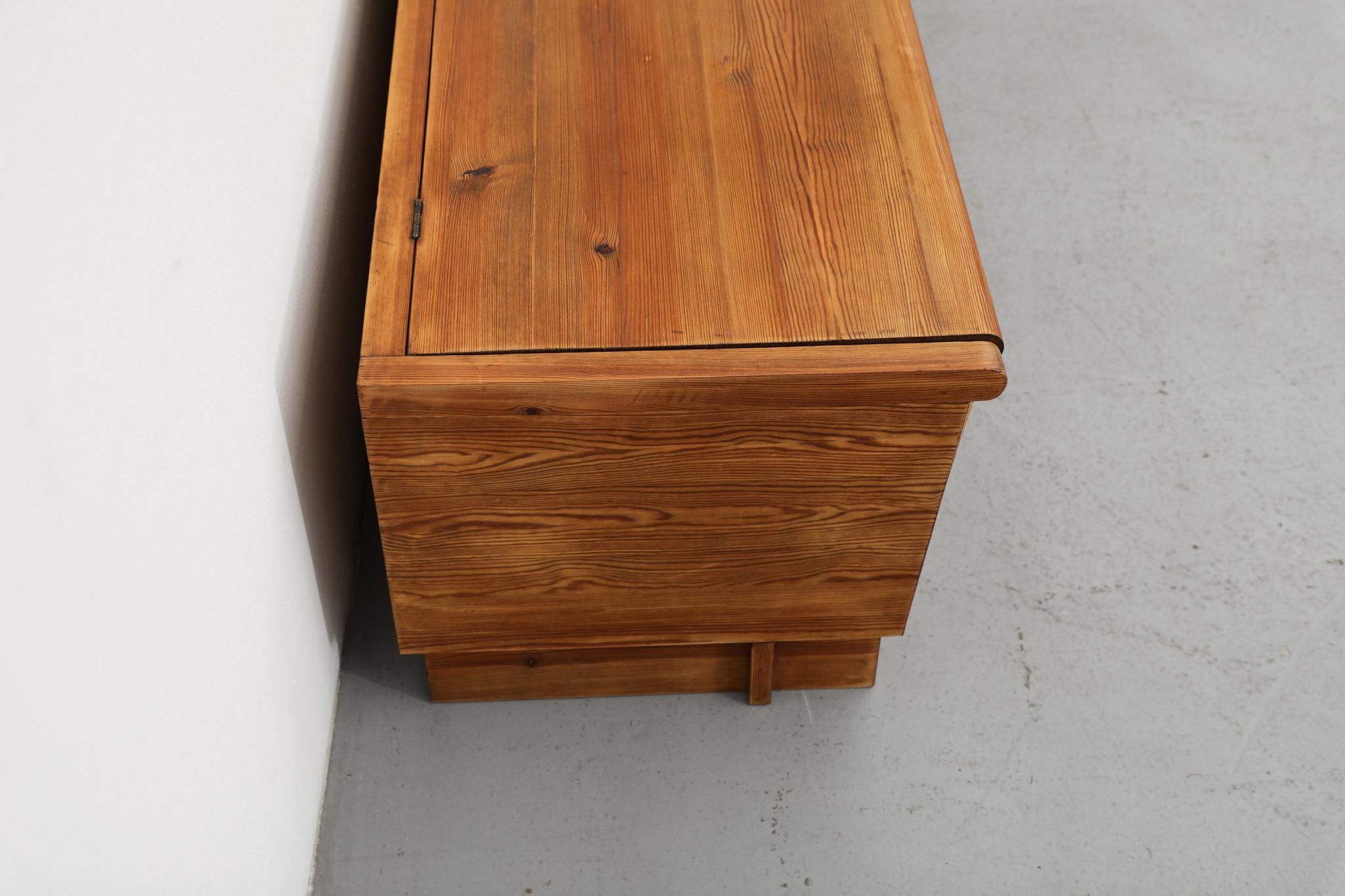Axel Einar Hjorth Attributed Swedish Pine Storage Bench 'Sportstugemöbler' For Sale 11