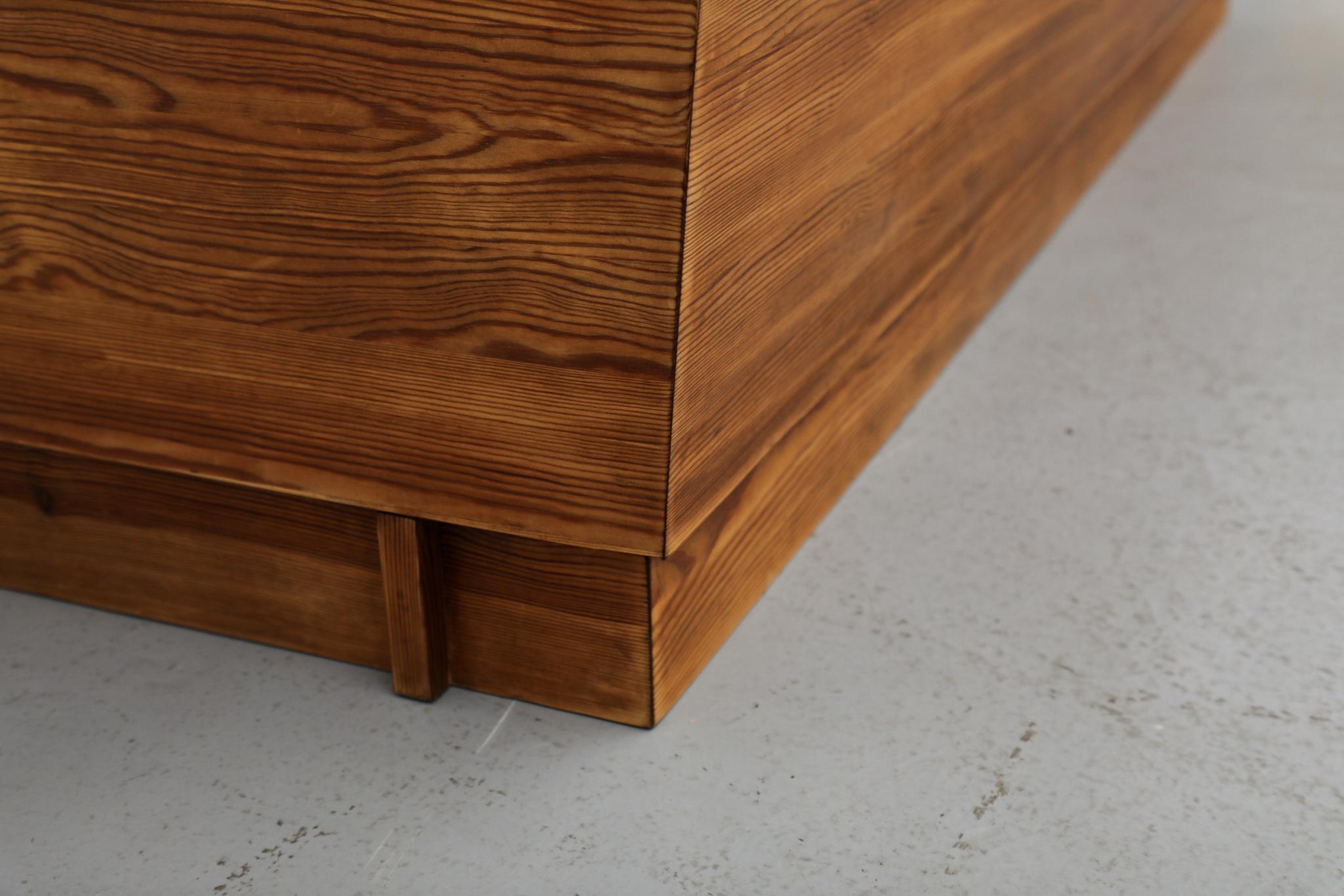 Axel Einar Hjorth Attributed Swedish Pine Storage Bench 'Sportstugemöbler' For Sale 12
