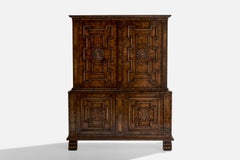 Axel Einar Hjorth Attribution, Cabinet, Birch, Sweden, 1930s