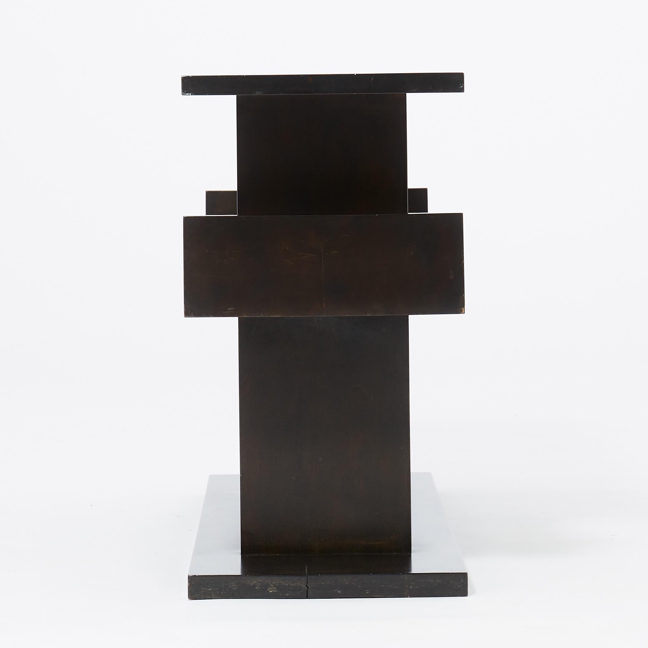 Axel Einar Hjorth (1888-1959). Bookshelf. “Typenko” Nordic Company 1930s. 

Plate marked R 36109 C 19962. Black-boned birch. L 110, W 35, H 65 cm.

The model was designed in 1931. The present bookshelf is a slightly shorter and probably