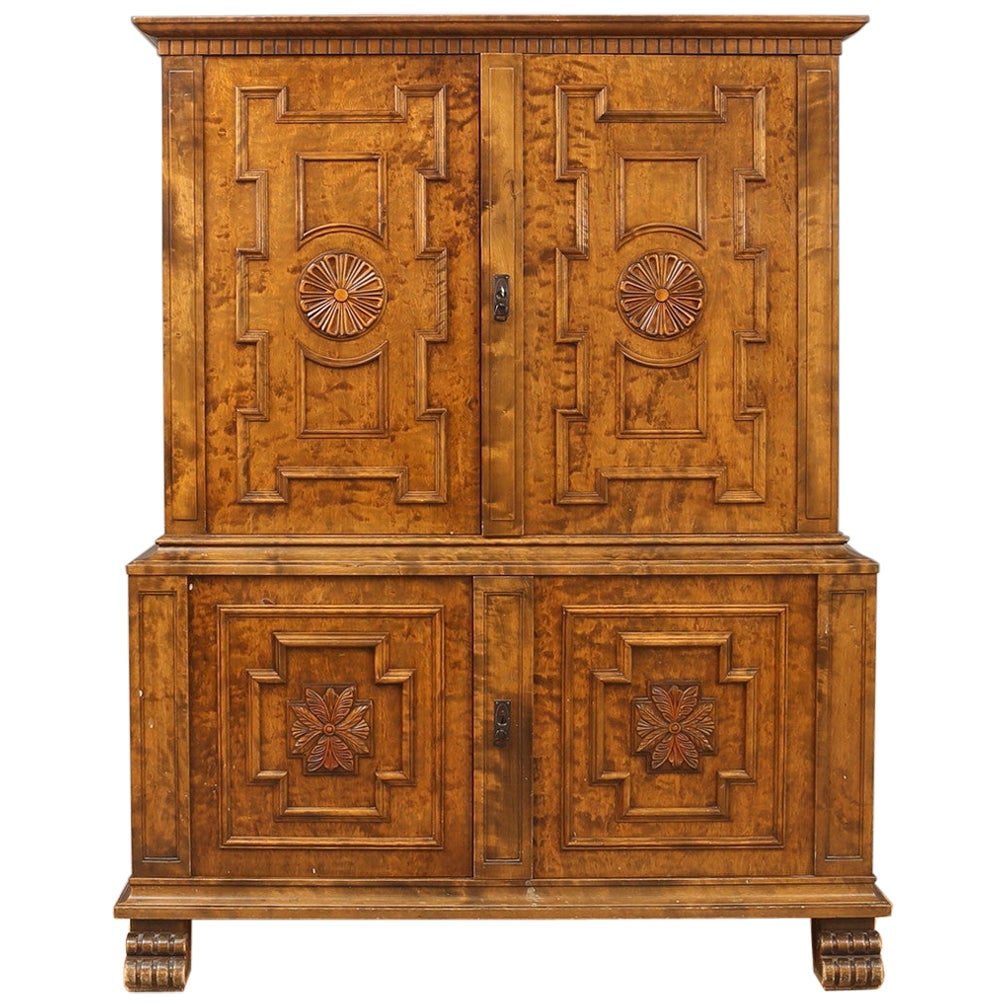 Axel Einar Hjorth Cabinet Model Birch in Sweden 1920's