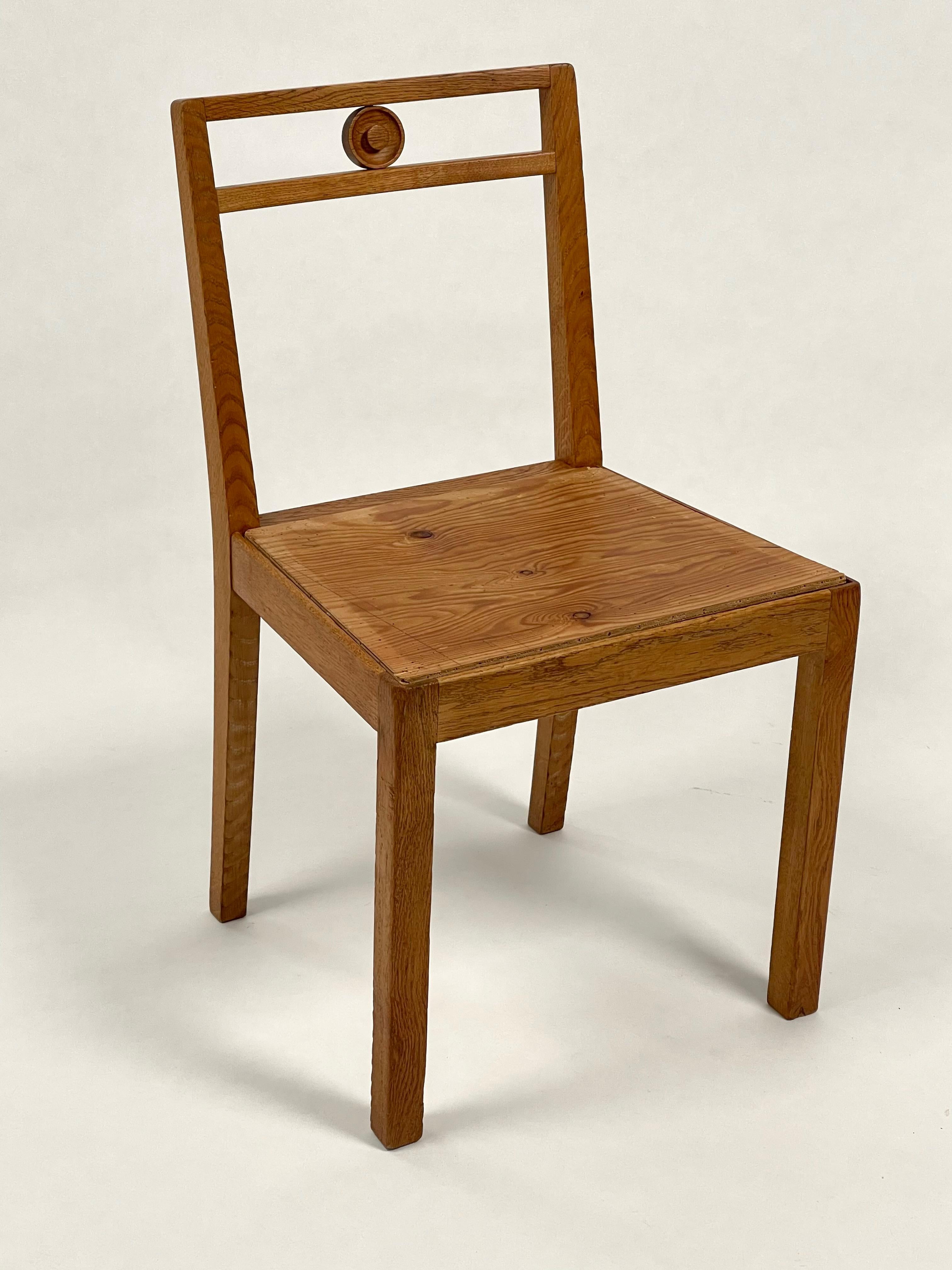 Axel Einar Hjorth, Chair, Model 'Dagmar', Cerused Oak, 1935, Stockholm 4