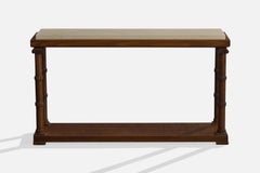 Axel Einar Hjorth, Console Table, Wood, Marble, Sweden, 1930s