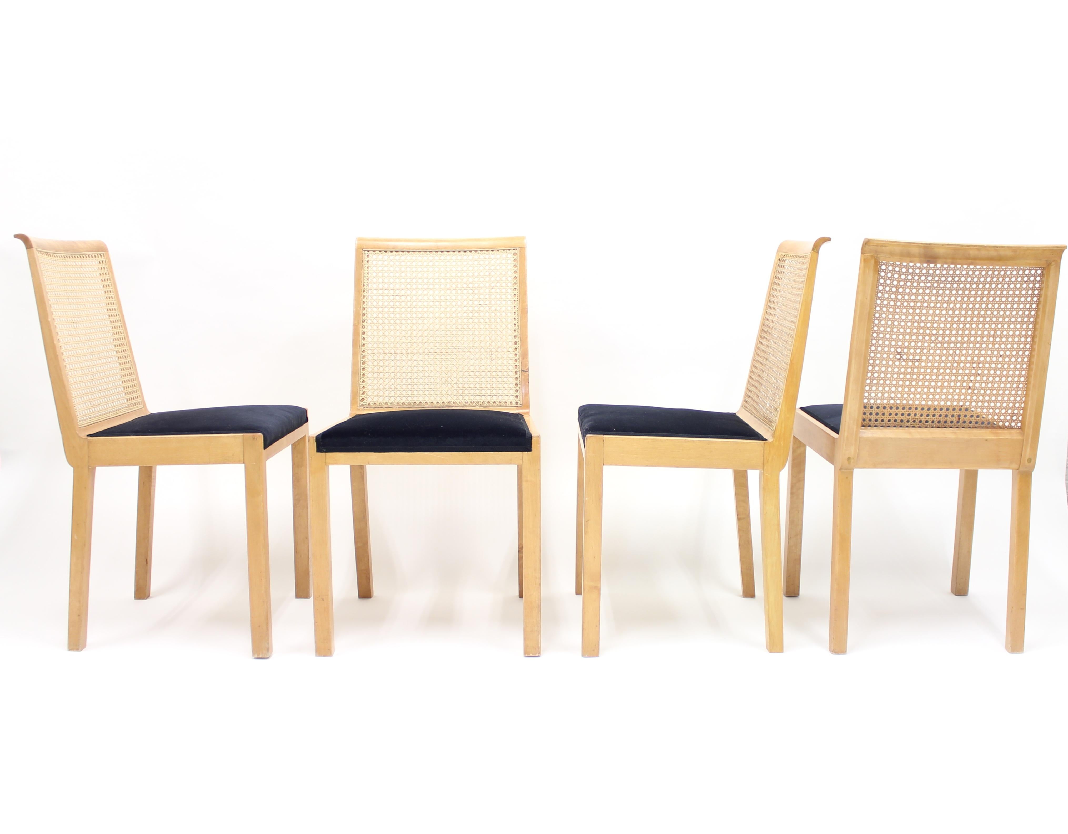 Axel Einar Hjorth, Dining Set, Nordiska Kompaniet, 1930s In Fair Condition In Uppsala, SE