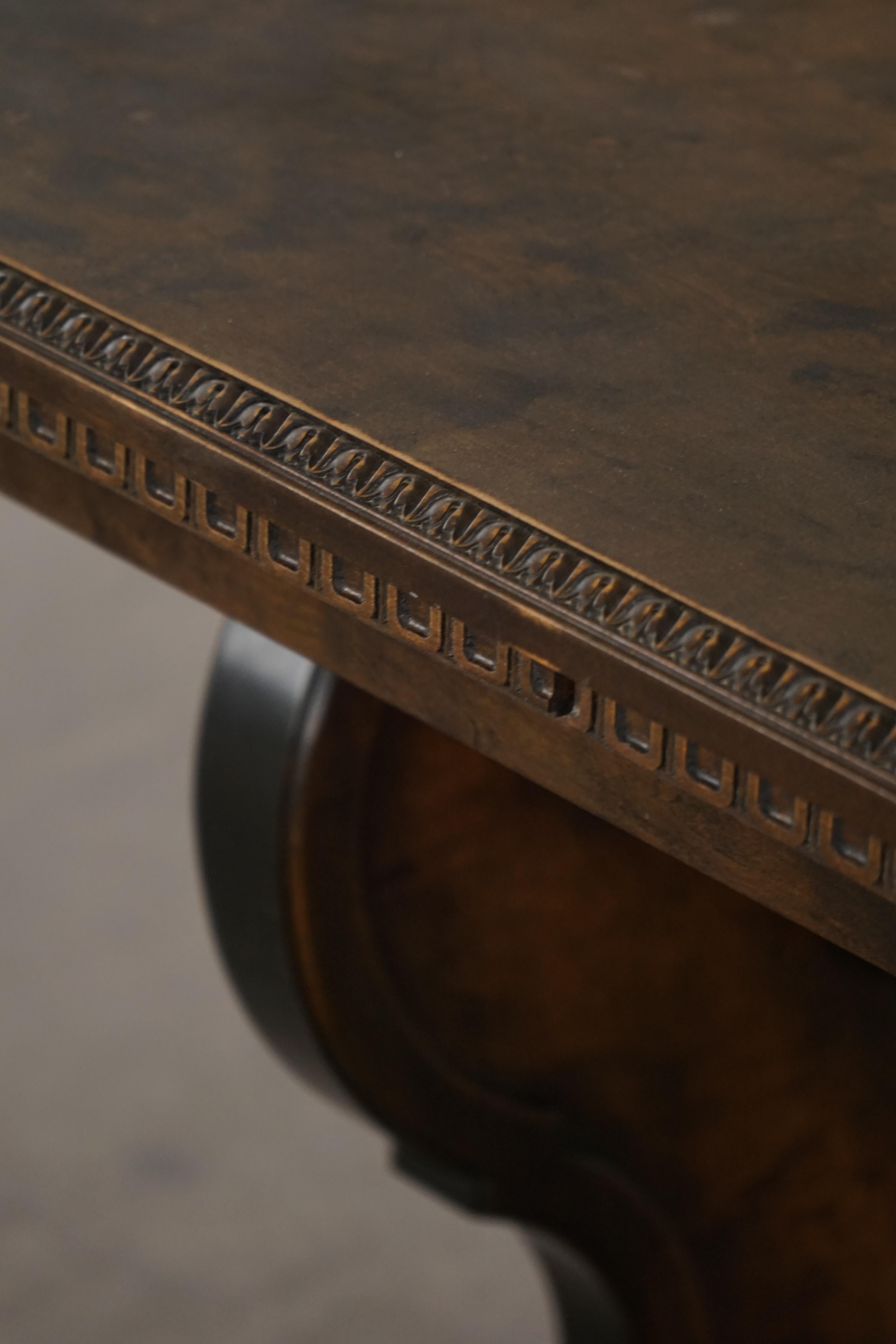 Axel Einar Hjorth, Dining Table in Birch, Swedish Grace, Bodafors, 1930s For Sale 5