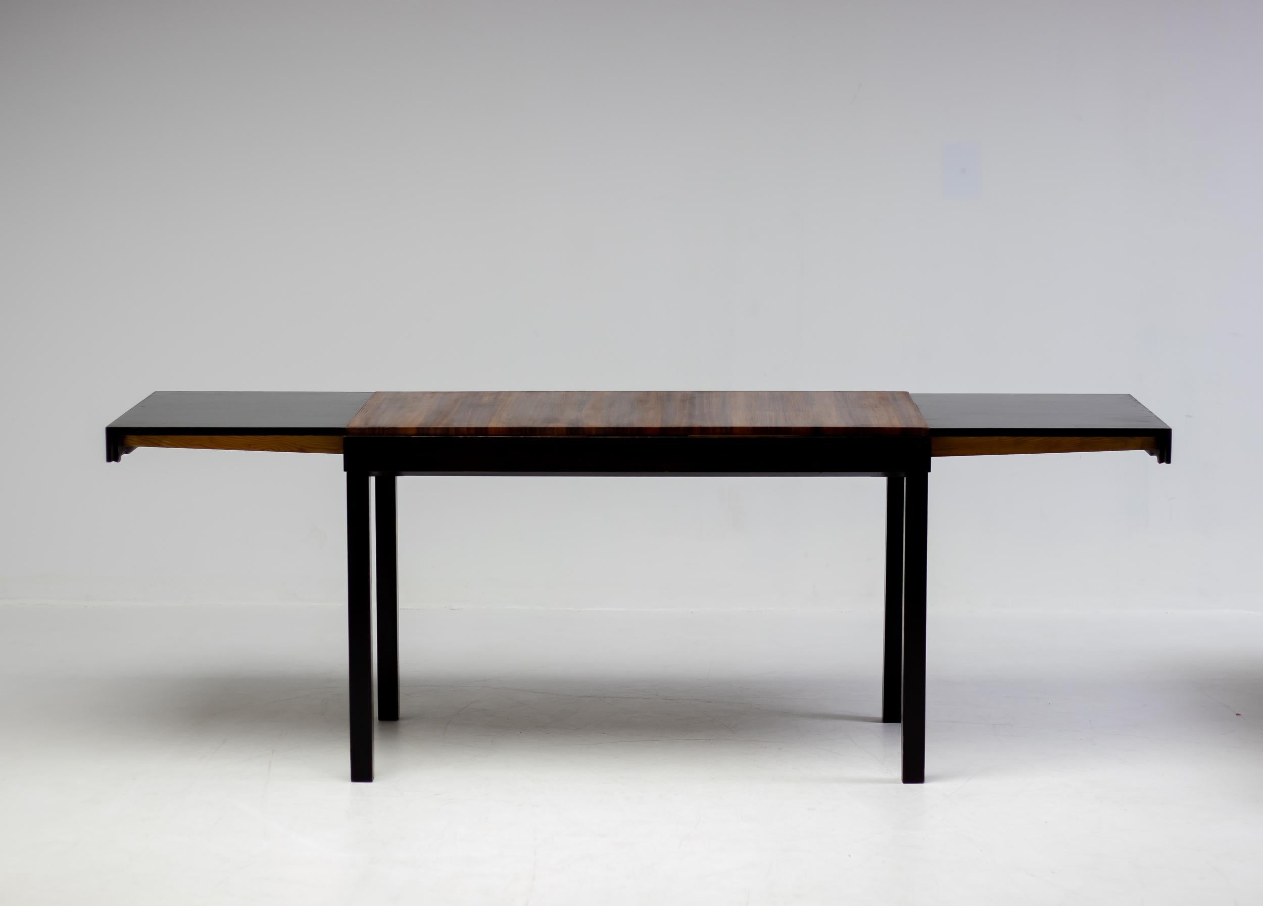 Birch Axel Einar Hjorth Extendable Table, Macassar, 1930 For Sale