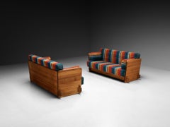 Axel Einar Hjorth for Nordiska Kompaniet 'Lovö' Sofa in Solid Pine and Wool