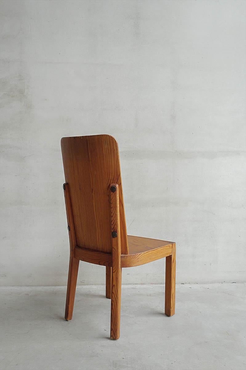 Pine Axel Einar Hjorth Lovö chairs For Sale