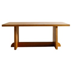 Axel Einar Hjorth "Lovö" Dining Table in Pine by Nordiska Kompaniet Sweden 1930s