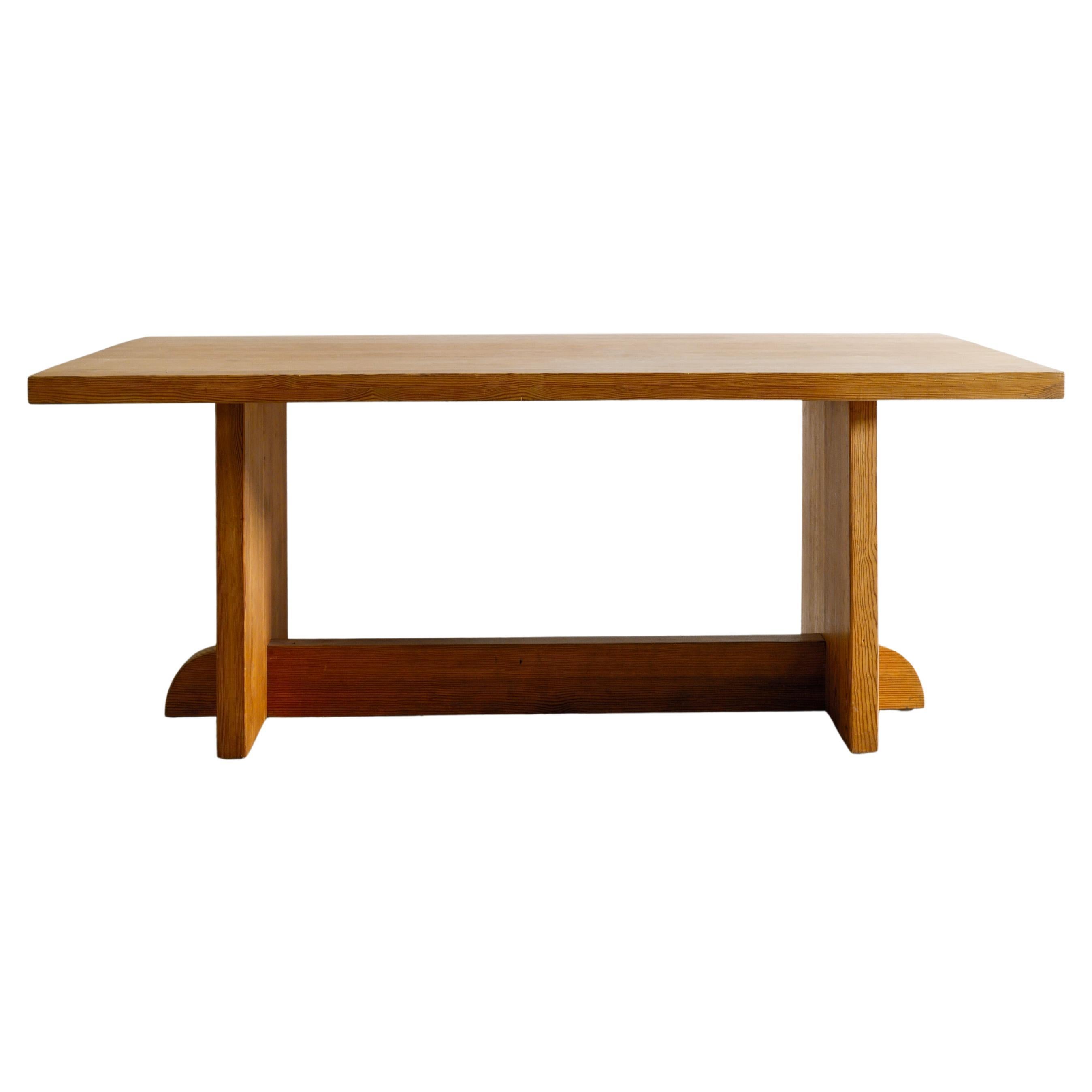 Axel Einar Hjorth "Lovö" Dining Table in Pine by Nordiska Kompaniet Sweden 1930s
