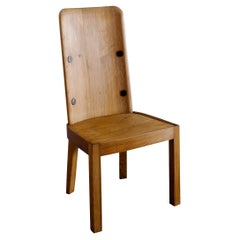 Axel Einar Hjorth "Lovö" Pine Chair Produced by Nordiska Kompaniet, Sweden 1930s