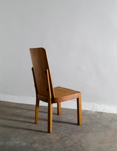 Axel Einar Hjorth "Lovö" Pine Chair Produced by Nordiska Kompaniet, Sweden 1930s