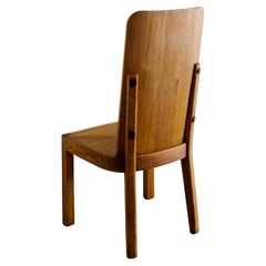 Axel Einar Hjorth "Lovö" Pine Chair Produced by Nordiska Kompaniet, Sweden 1930s