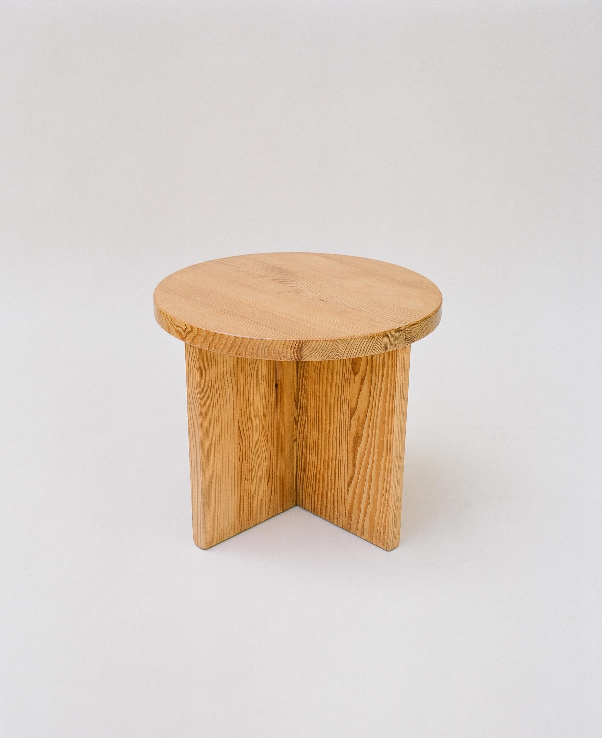A natural pine wood table designed by Axel Einar Hjorth in 1932 as part of the 'Lovö' collection of furniture produced by NK Nordiska Kompaniet. 
Literature: Christian Björk, Thomas Ekström & Eric Ericson, 'Axel Einar Hjorth - Möbelarkitekt',