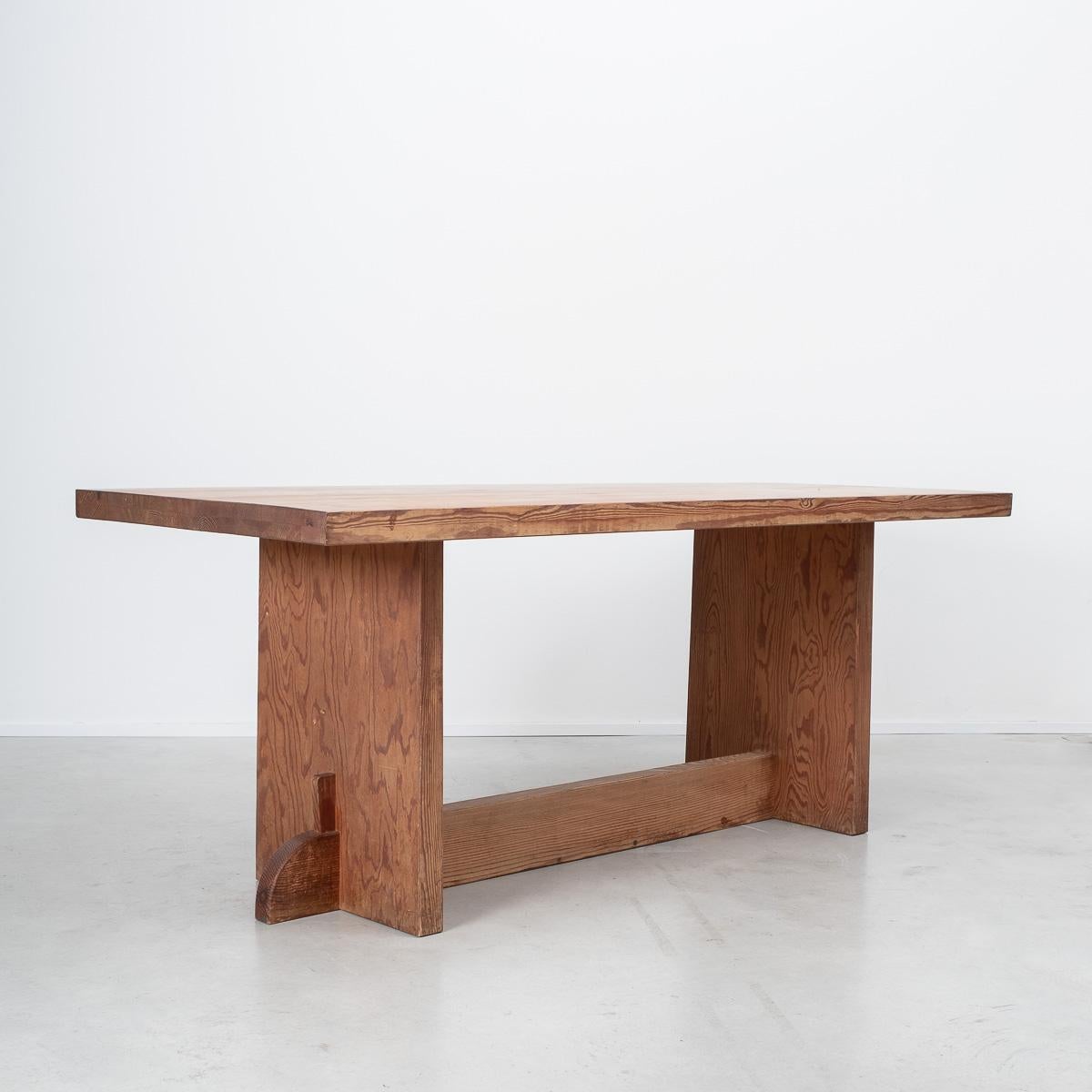 Nordiska Kompaniet, Sweden, 1932

A Swedish Pine Lovö dining table designed by Axel Einar Hjorth for Nordiska Kompaniet in the 1930s. Hjorth was major contributor to the burgeoning Swedish design culture that was recognized internationally in the