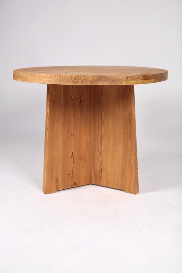 Axel Einar Hjorth, Lovö Table in Solid Pine, Nordiska Kompaniet, Sweden, 1930s 3