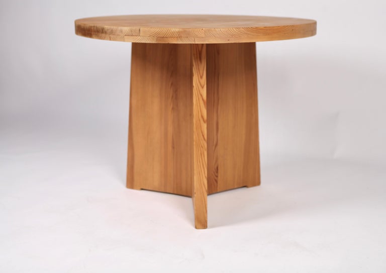 Axel Einar Hjorth, Lovö Table in Solid Pine, Nordiska Kompaniet, Sweden, 1930s 2
