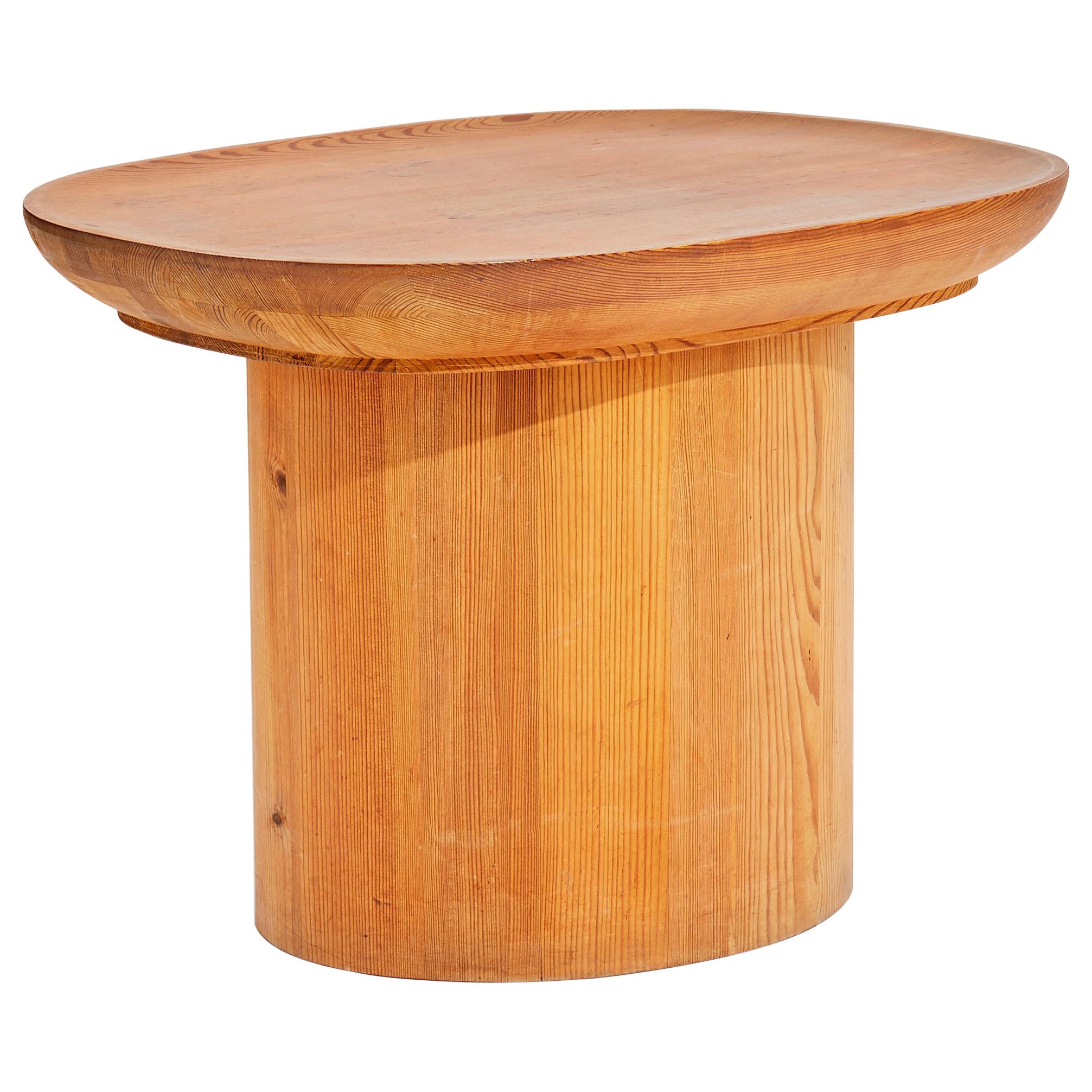 Axel Einar Hjorth Pine ‘Uto’ Table for Nordiska Kompaniet, Sweden 1930s