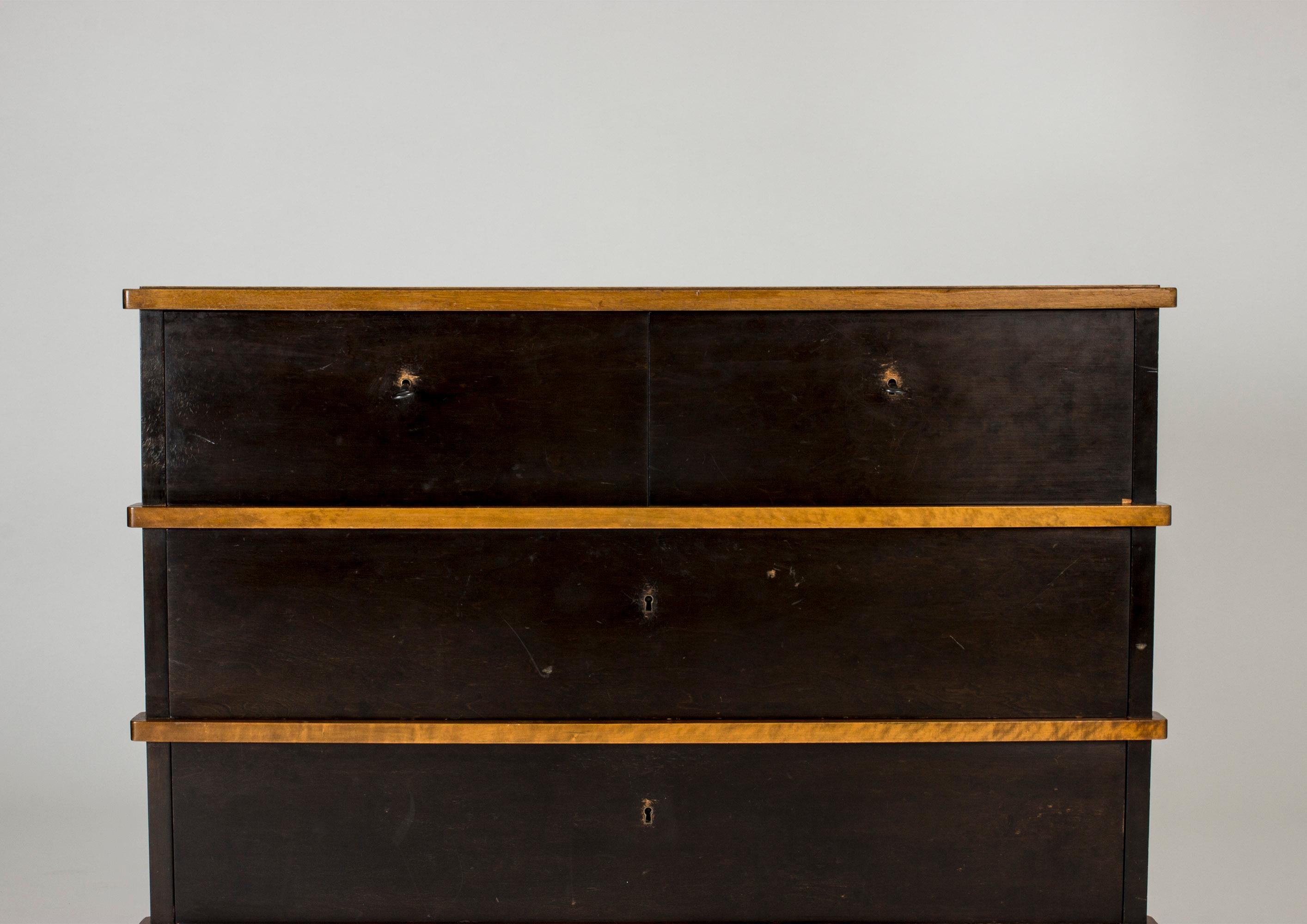 20th Century Axel Einar Hjorth Rare Chest of Drawers