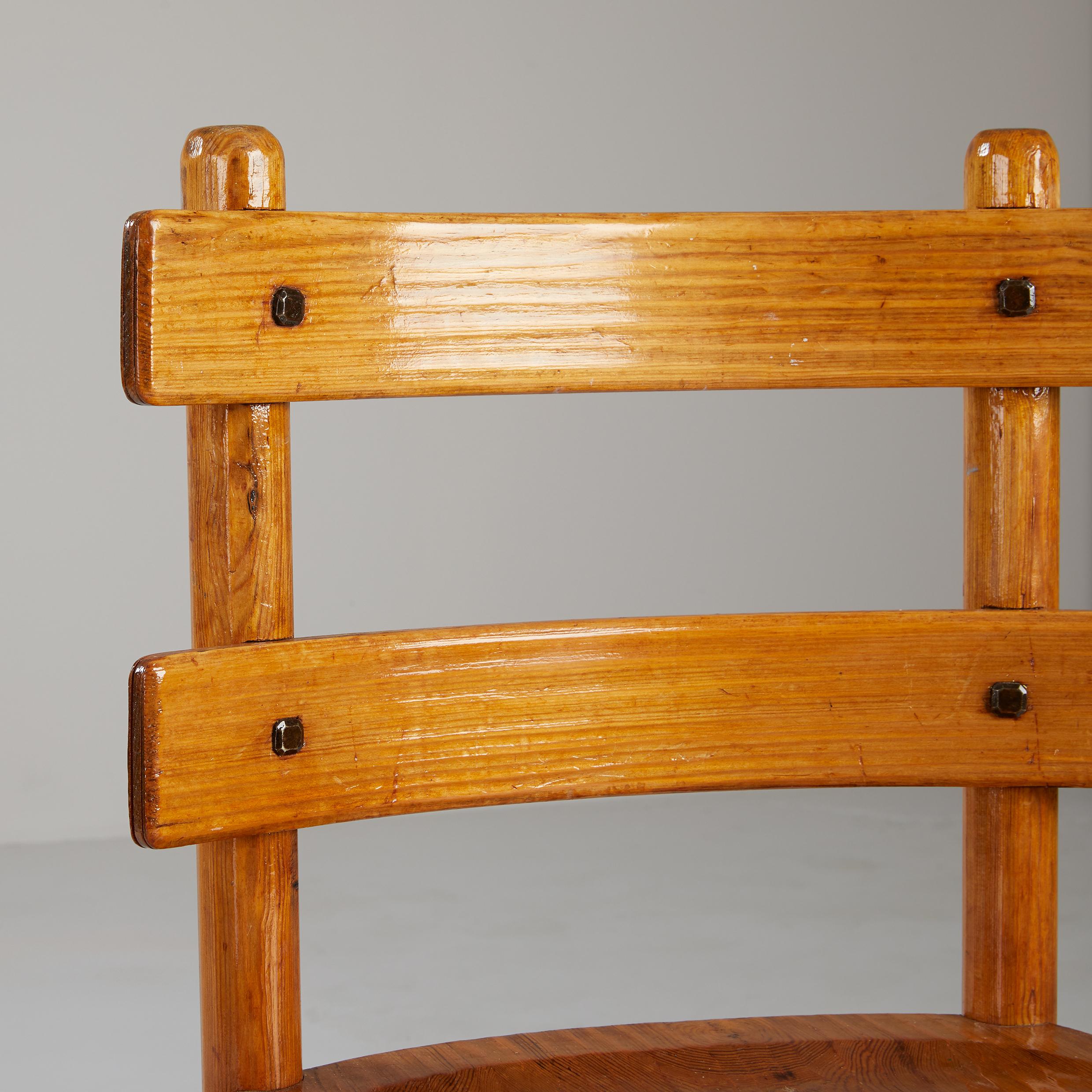 Swedish Axel Einar Hjorth, Sandhamn Chairs, 1929 For Sale