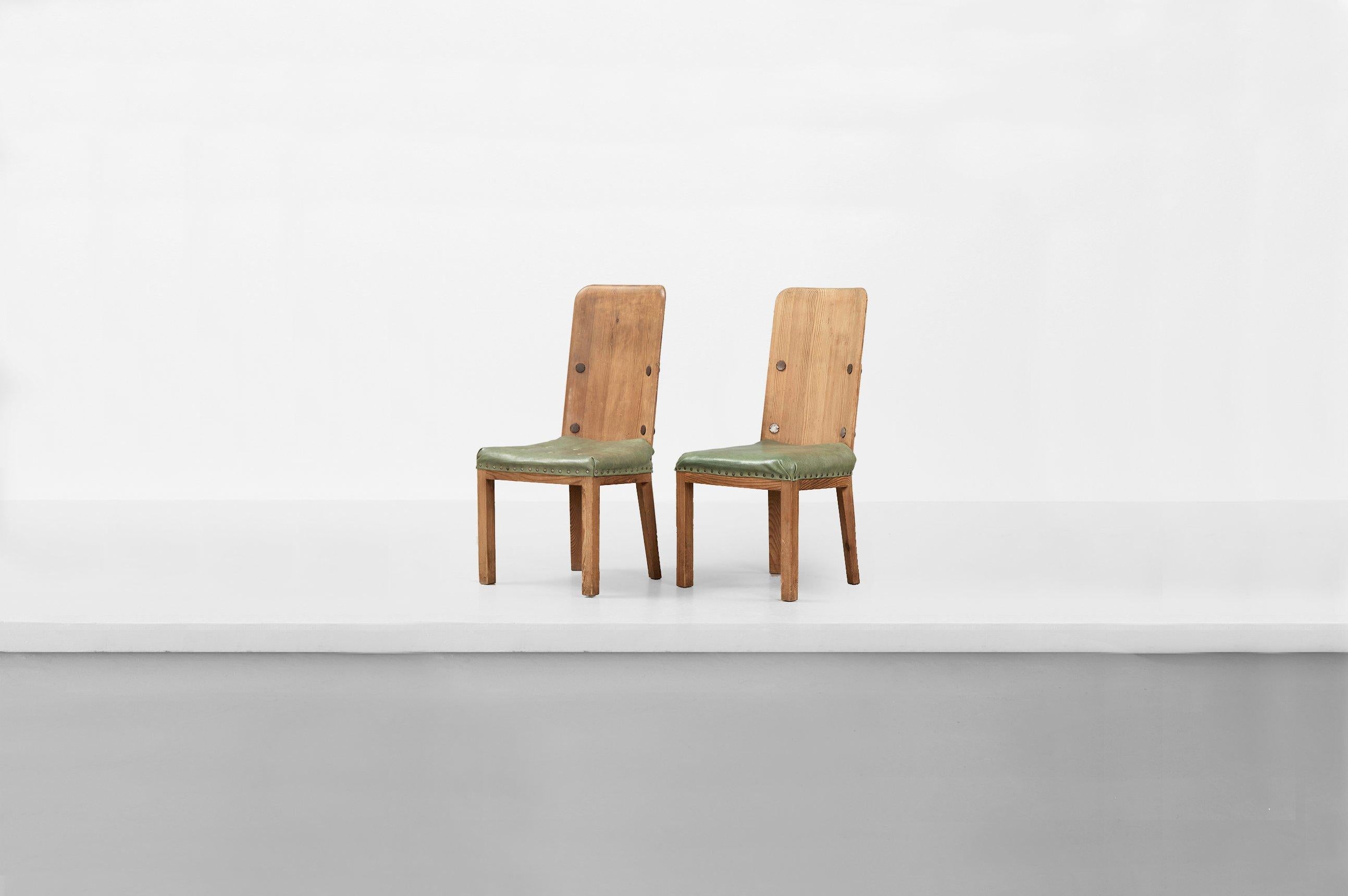 Axel Einar Hjorth Dining Chairs (four available)  Model 
