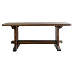Axel Einar Hjorth "Skoga" Pine Dining Console Table Produced by NK Sweden, 1930s