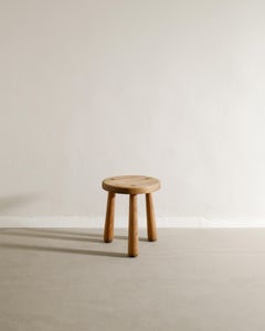 Axel Einar Hjorth „Skoga“ Hocker aus Kiefernholz von Nordiska Kompaniet Stockholm, 1930er Jahre