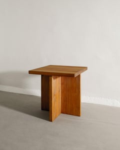 Axel Einar Hjorth Squared "Lovö" Pine Table by Nordiska Kompaniet, Sweden 1930s