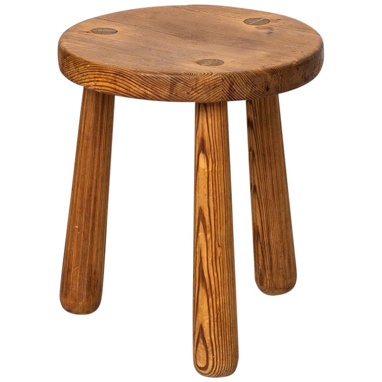 Axel Einar Hjorth Stool Model Utö by Nordiska Kompaniet in Sweden