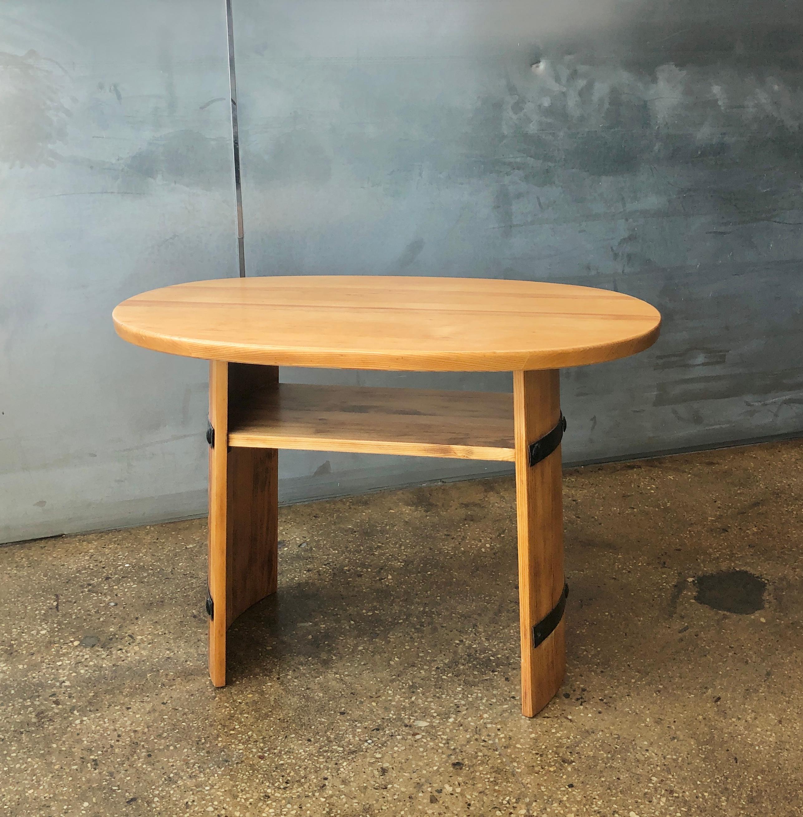 Scandinavian Modern Axel Einar Hjorth Style Pine Table For Sale