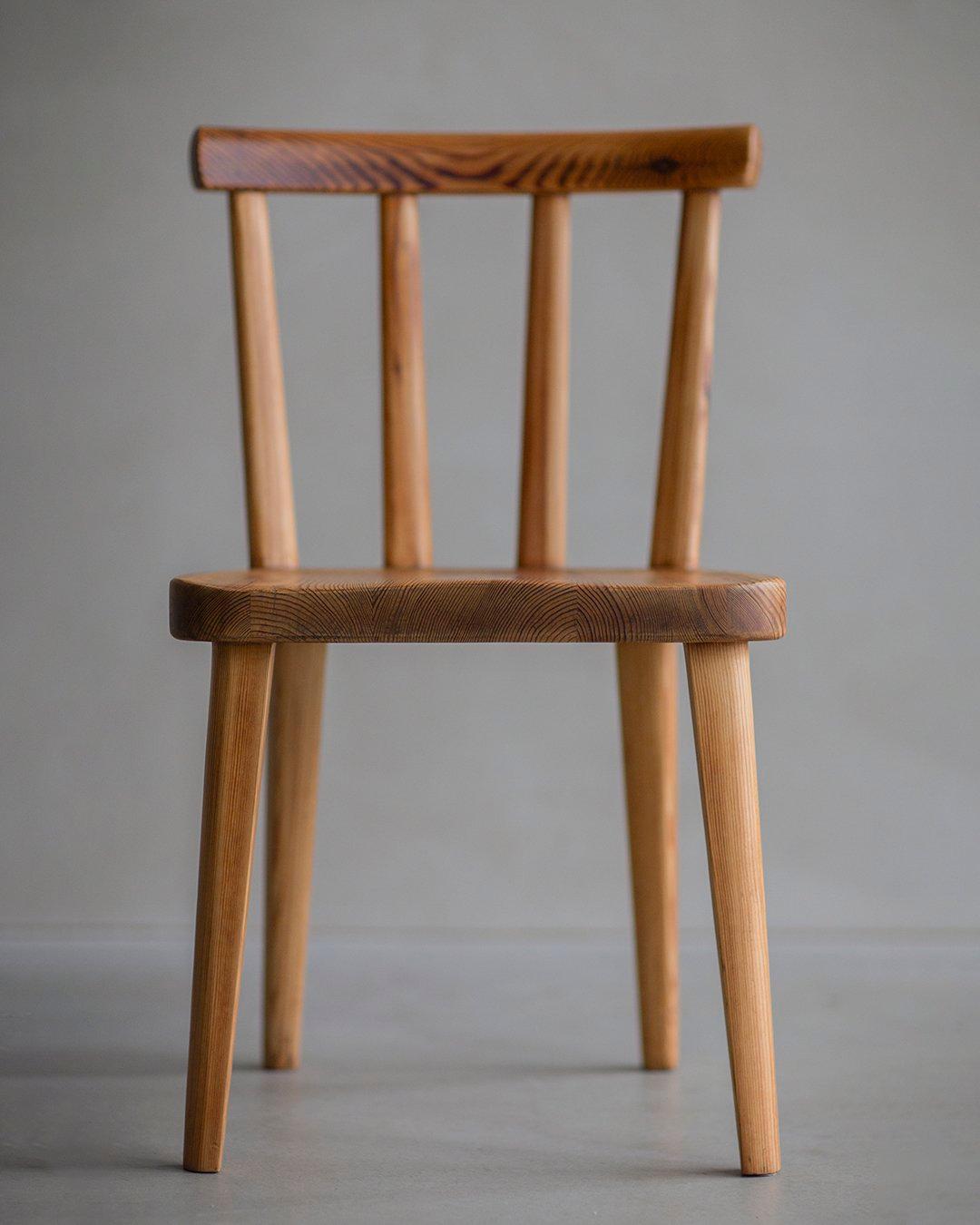 Axel Einar Hjorth - Utö Dining Chair - produced by Nordiska Kompaniet in Sweden In Good Condition For Sale In Hasselt, VLI
