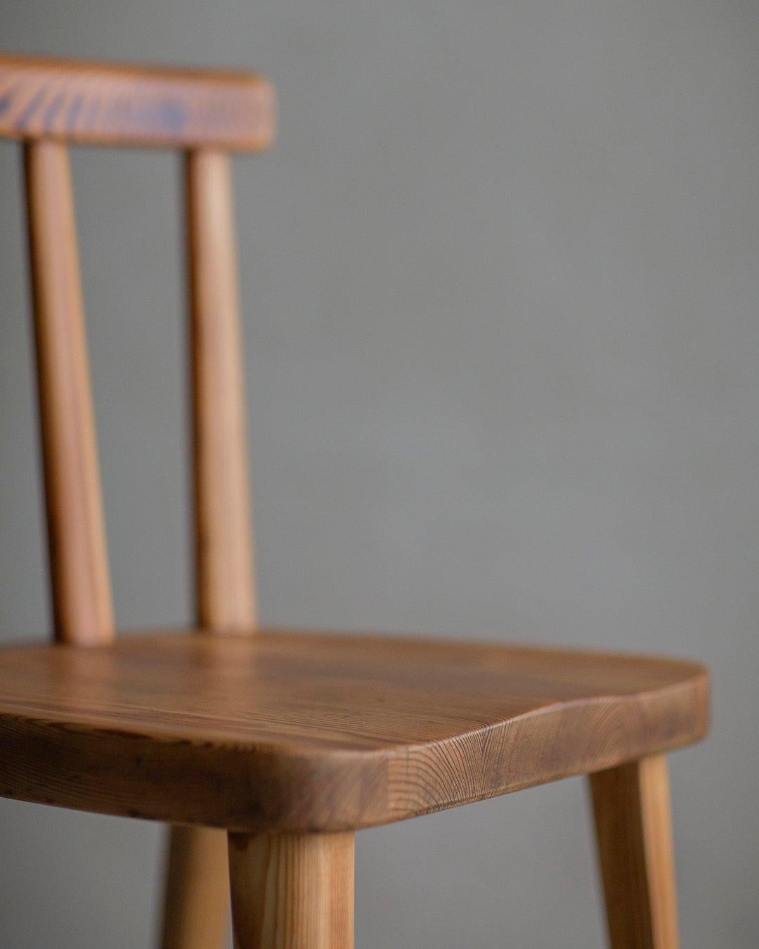 Wood Axel Einar Hjorth - Utö Dining Chair - produced by Nordiska Kompaniet in Sweden For Sale