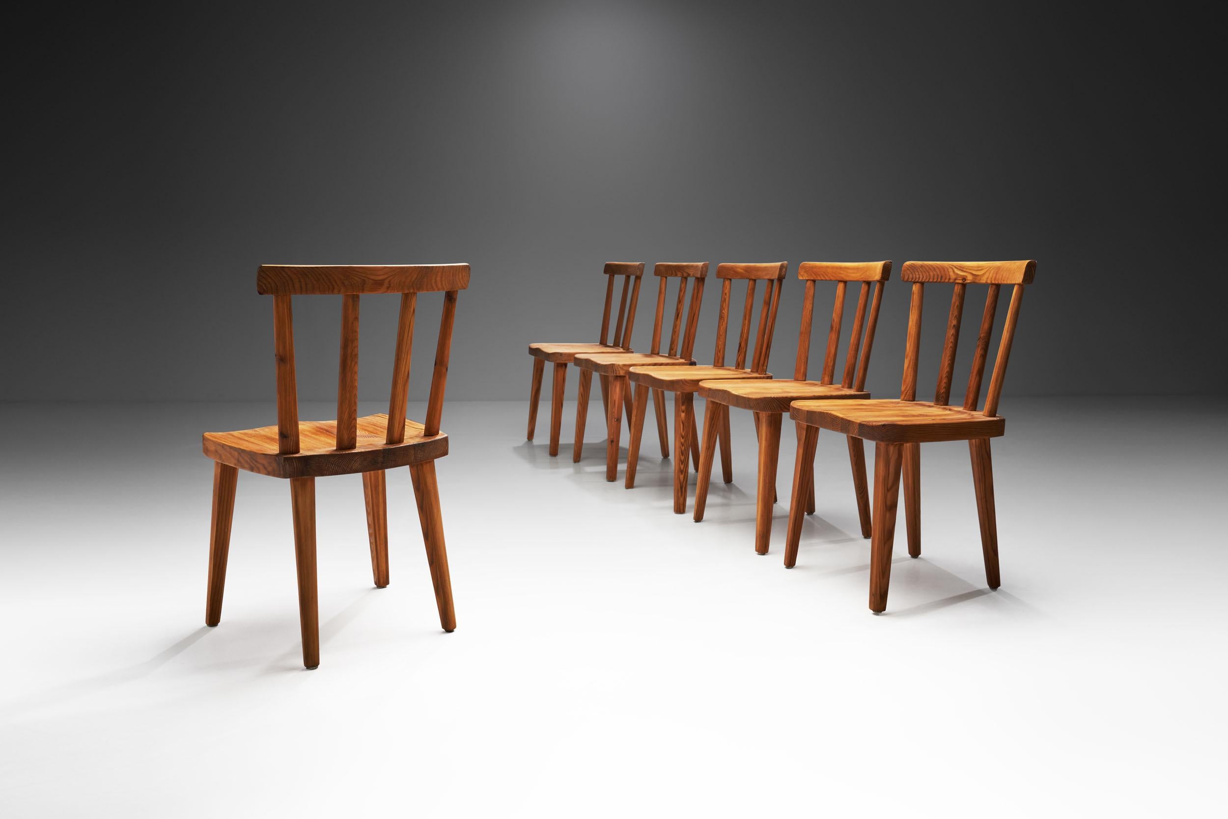 Scandinavian Modern Axel Einar Hjorth “Utö” Dining Chairs for Nordiska Kompaniet, Sweden 1930s