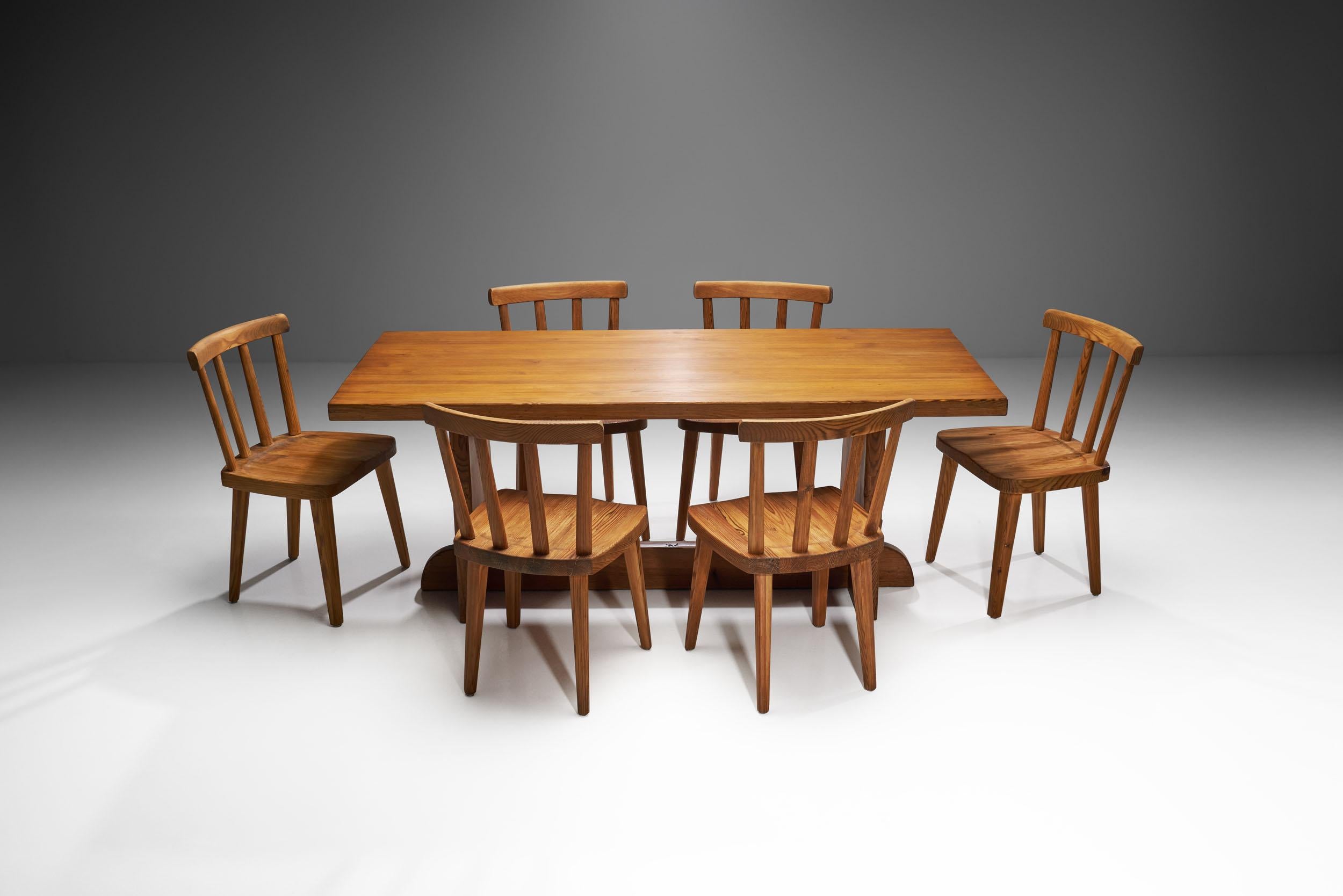 Axel Einar Hjorth “Utö” Dining Chairs for Nordiska Kompaniet, Sweden 1930s 2