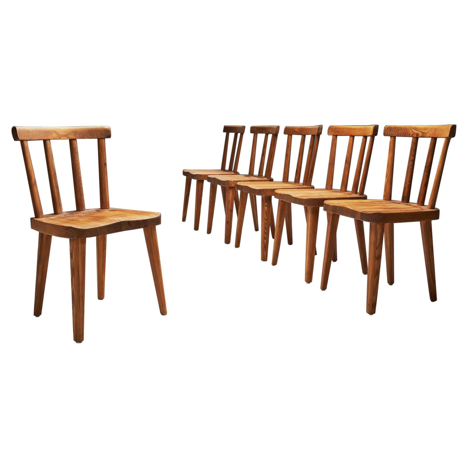 Axel Einar Hjorth “Utö” Dining Chairs for Nordiska Kompaniet, Sweden 1930s