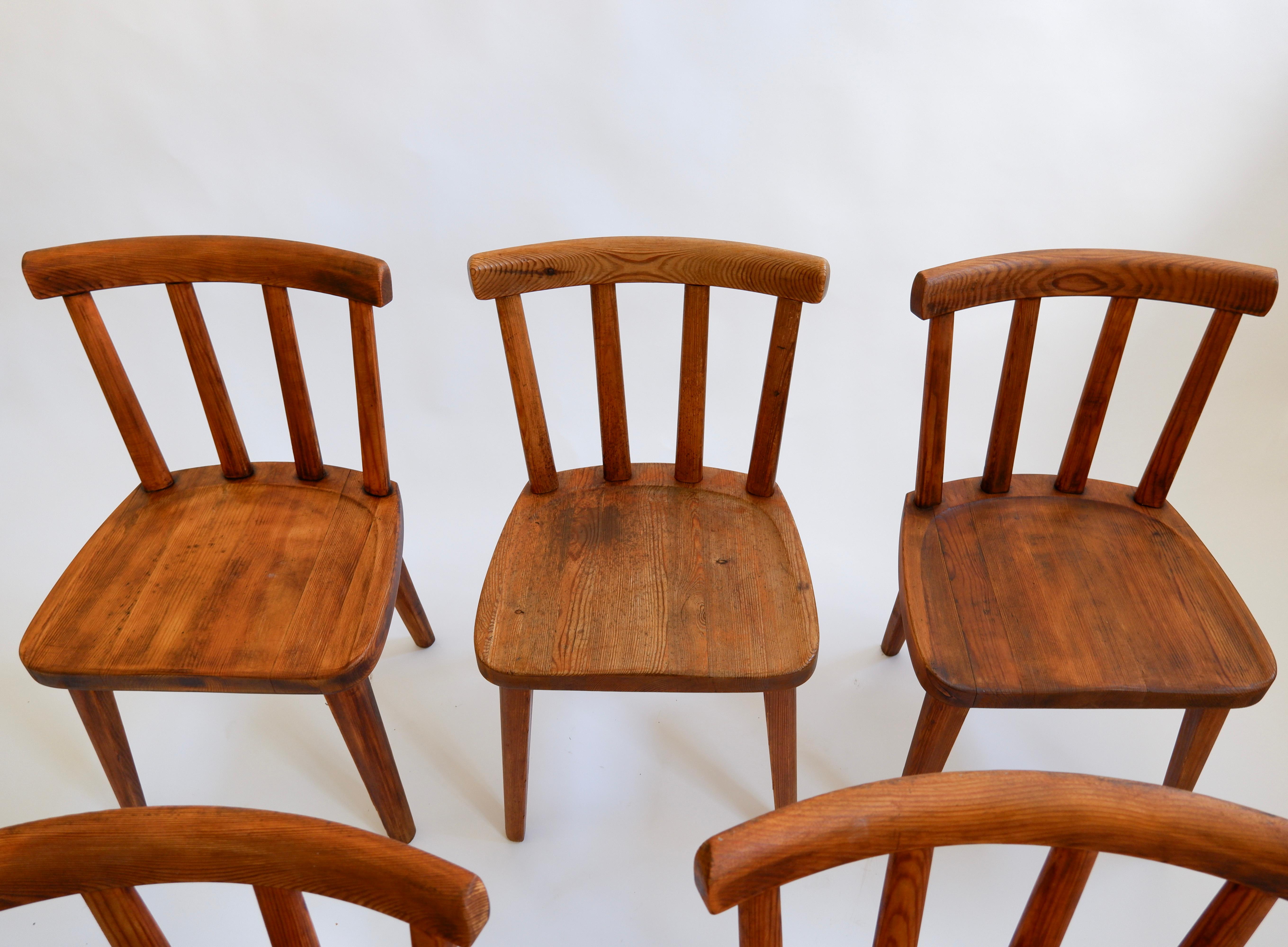 Axel Einar Hjorth Utö set of 5 chairs for Nordiska Kompaniet, circa 1932 1