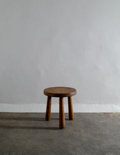 Axel Einar Hjorth Hocker „Ut“ aus Kiefer für Nordiska Kompaniet Stockholm, 1930er Jahre