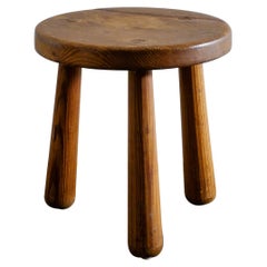 Axel Einar Hjorth "Utö" Stool in Pine for Nordiska Kompaniet Stockholm, 1930s