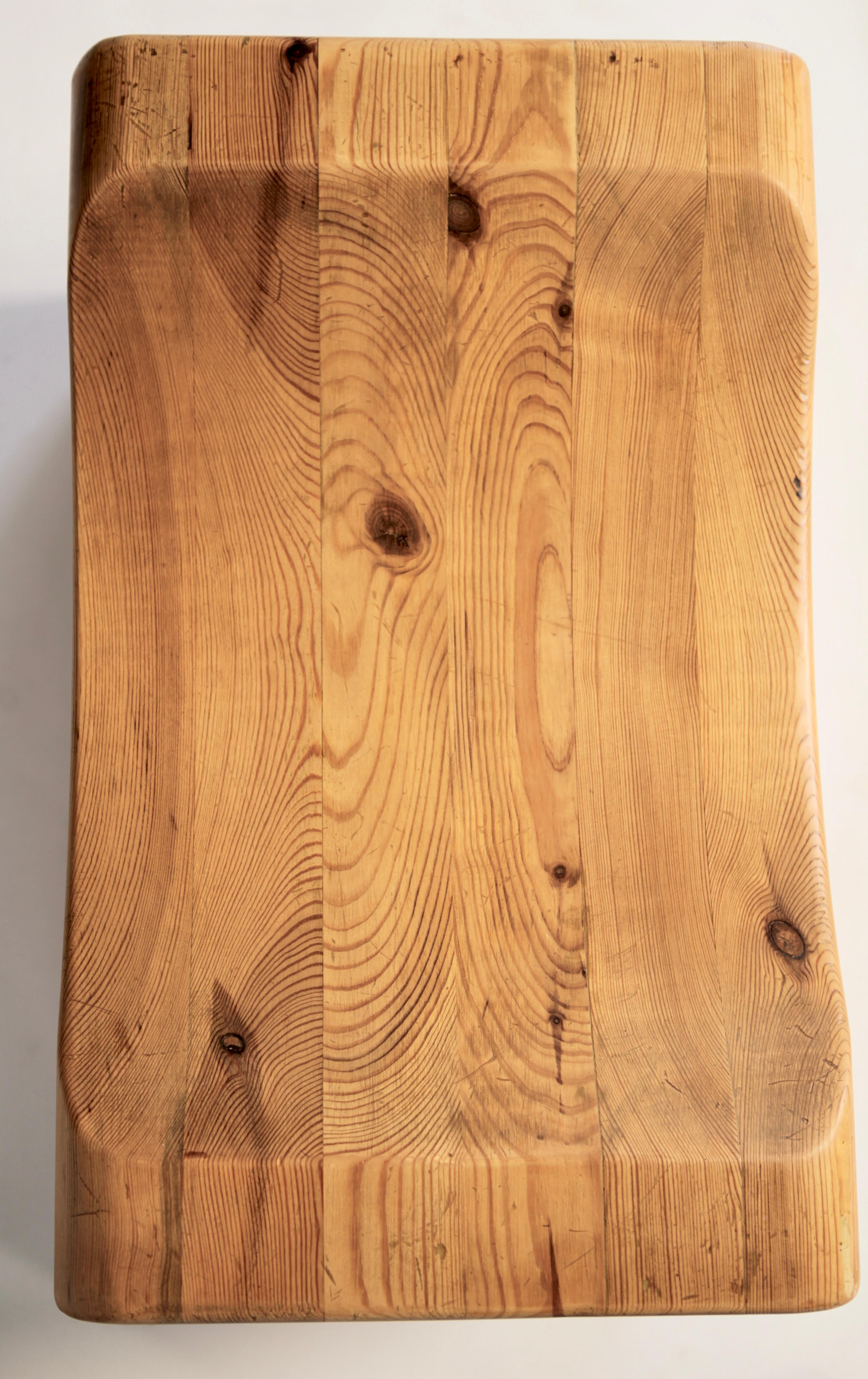 Axel Einar Hjorth, Utö Tabouret Solid Patinated Pine, Nordiska Kompaniet, 1932 5