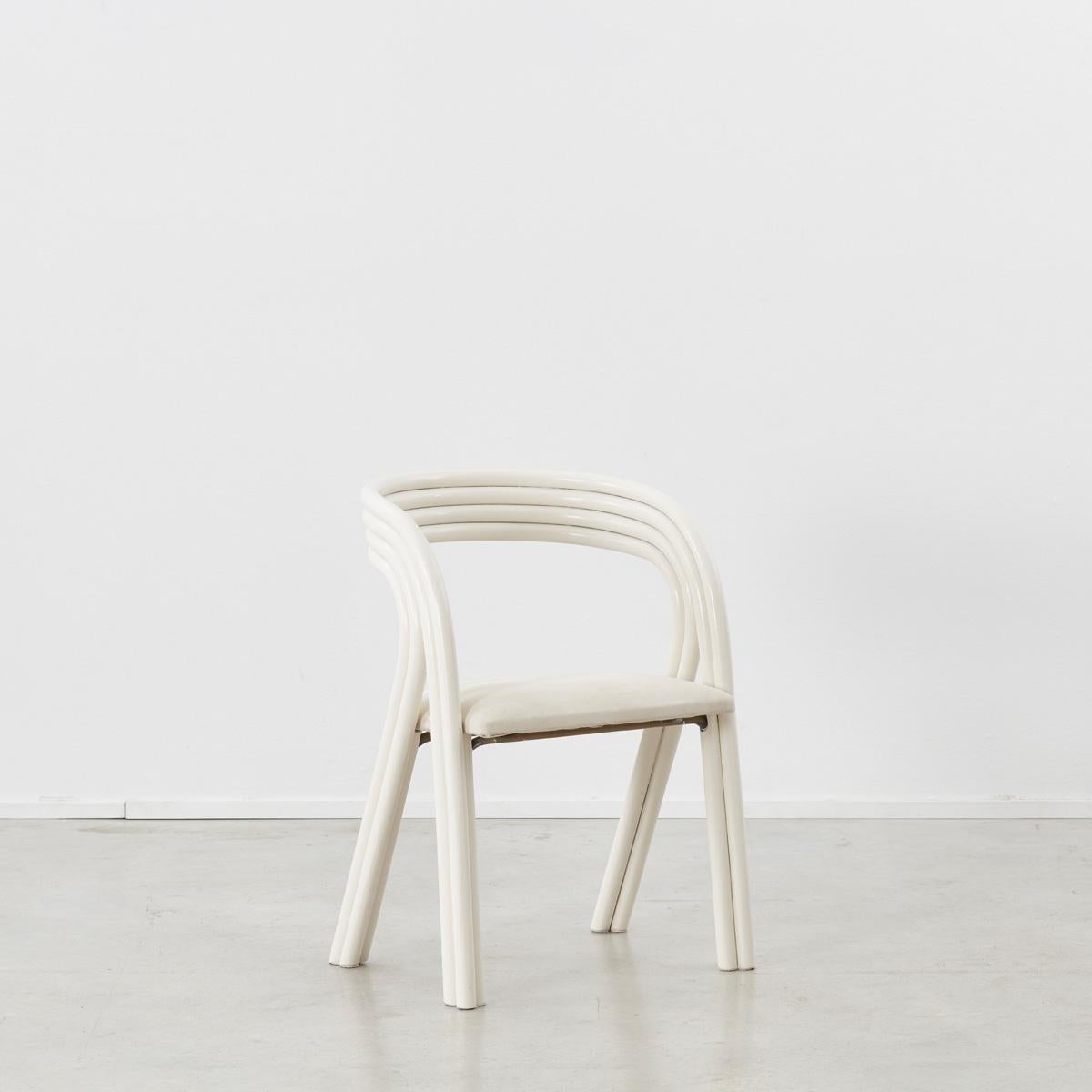 Post-Modern Axel Enthoven Set of Four Dining Chairs for Rohé, Netherlands, circa 1970