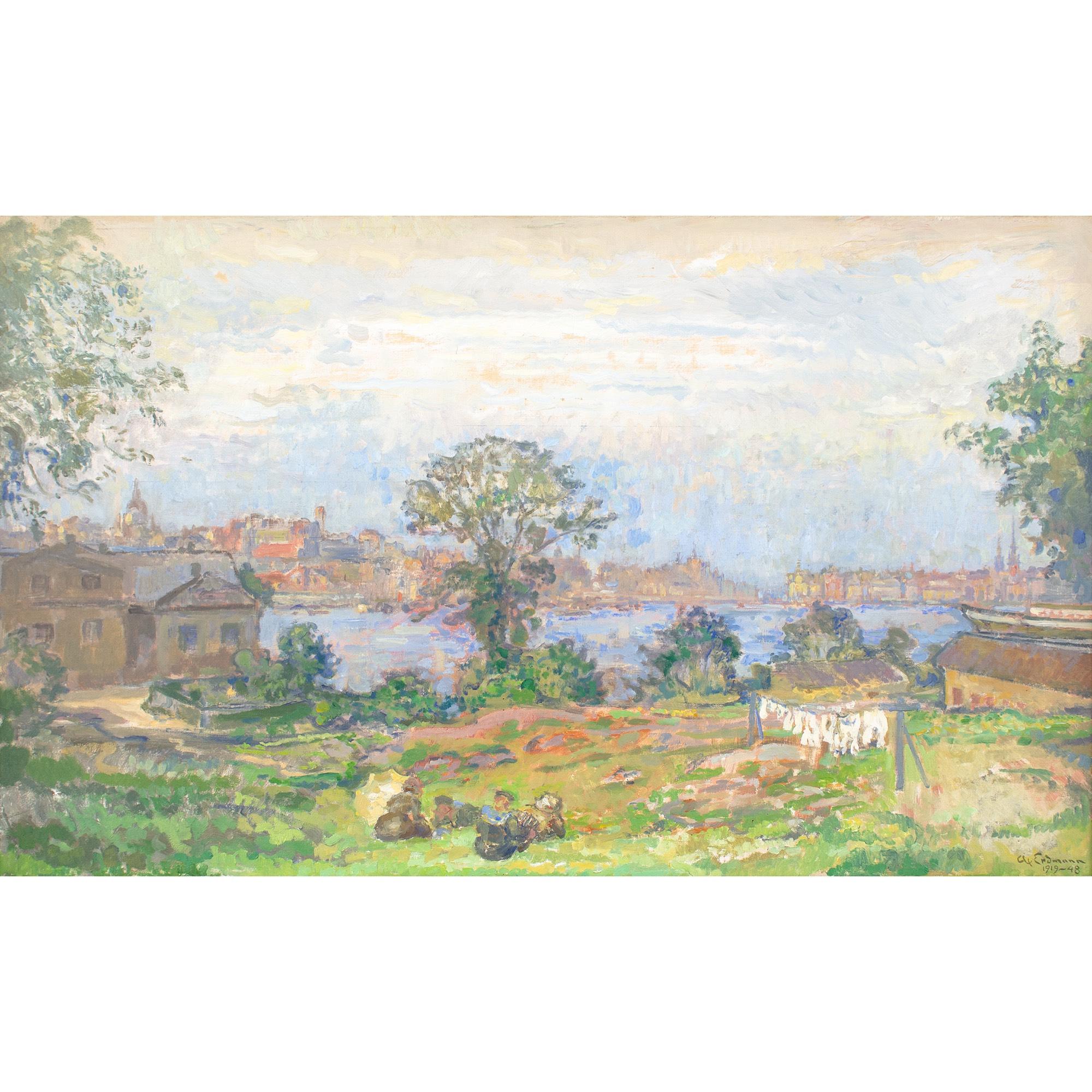 Axel Erdmann, Kastellholmen, Oil Painting For Sale 1