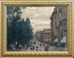 Street Scene, Stockholm, Sweden, circa 1900