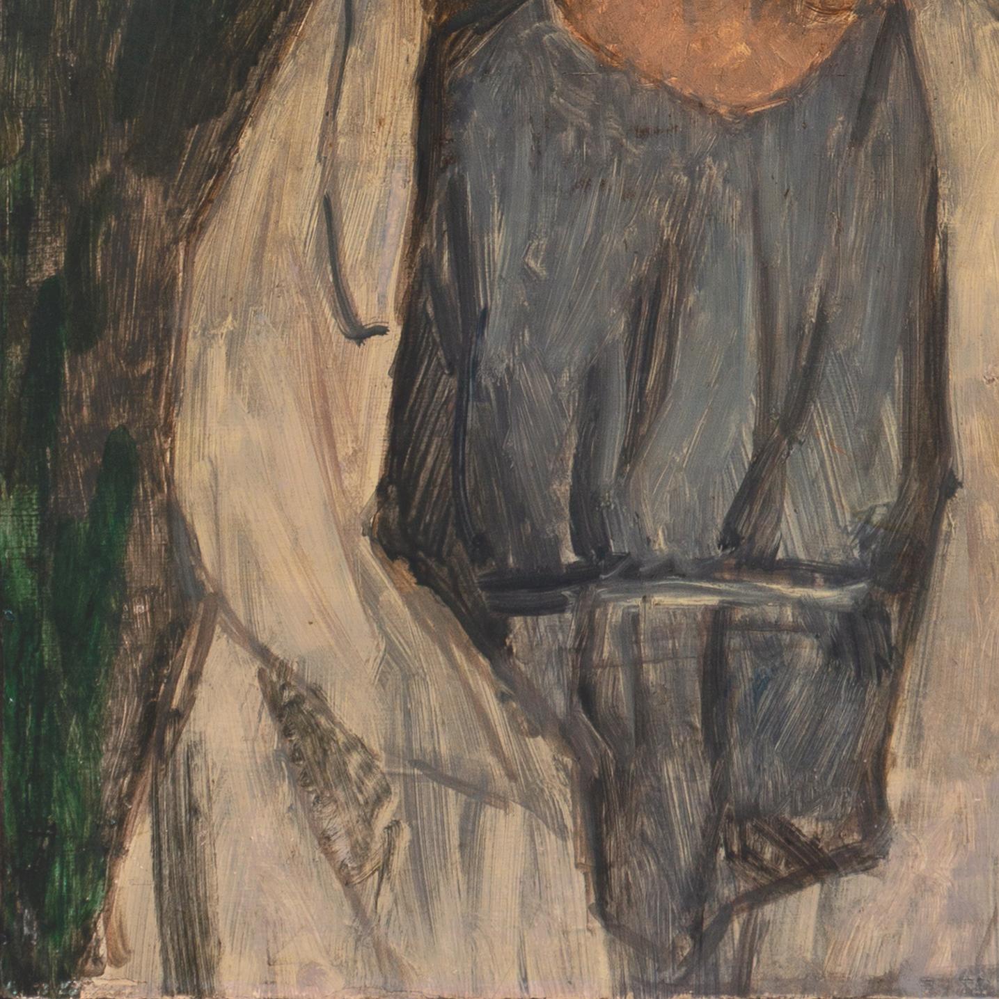  Inscrit au verso le nom de l'artiste, Axel Helsted (danois, 1847-1907) et peint vers 1895. Titrée au verso 