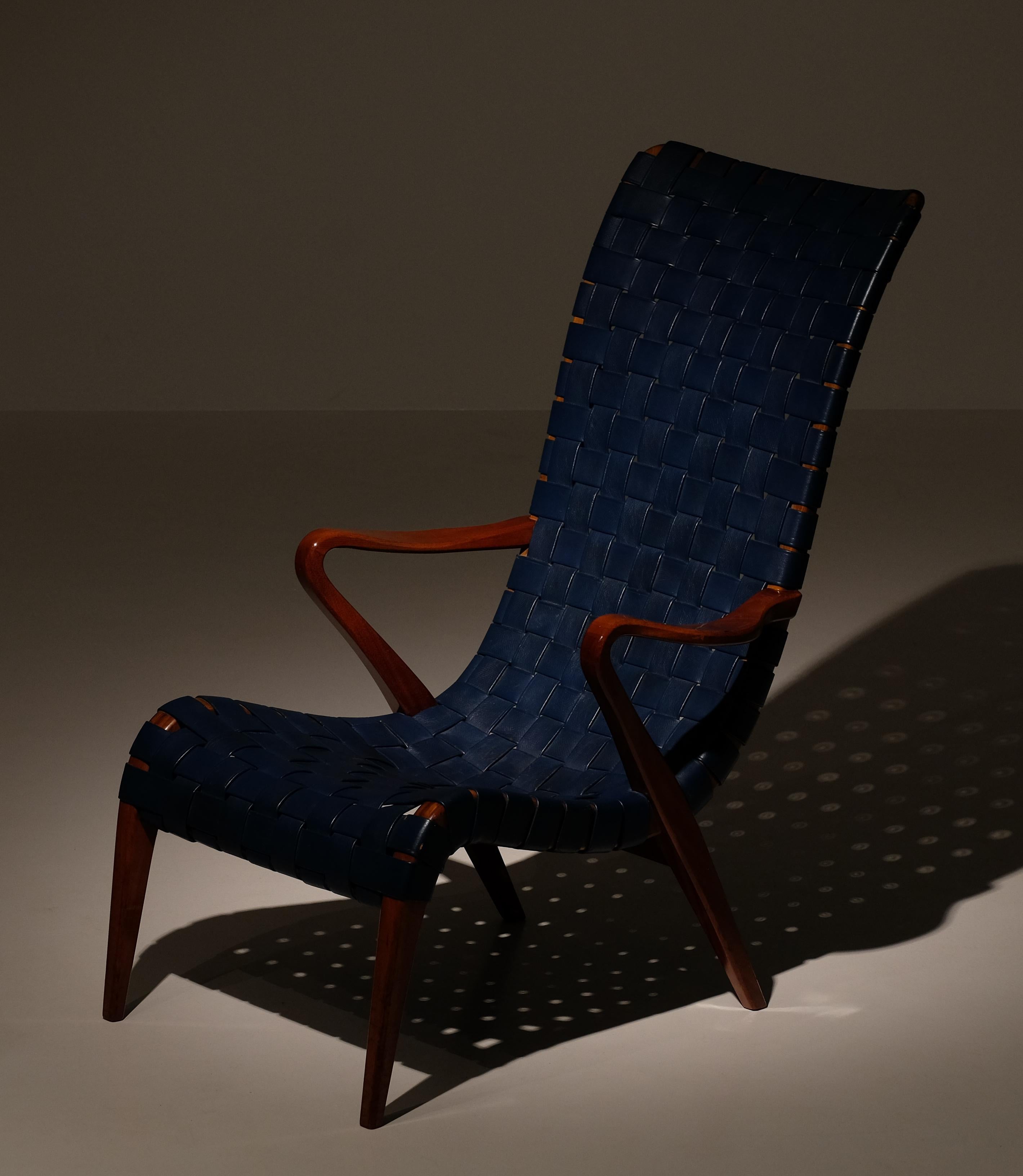 Axel Larsson Armchair by Bodafors, 1940s For Sale 2