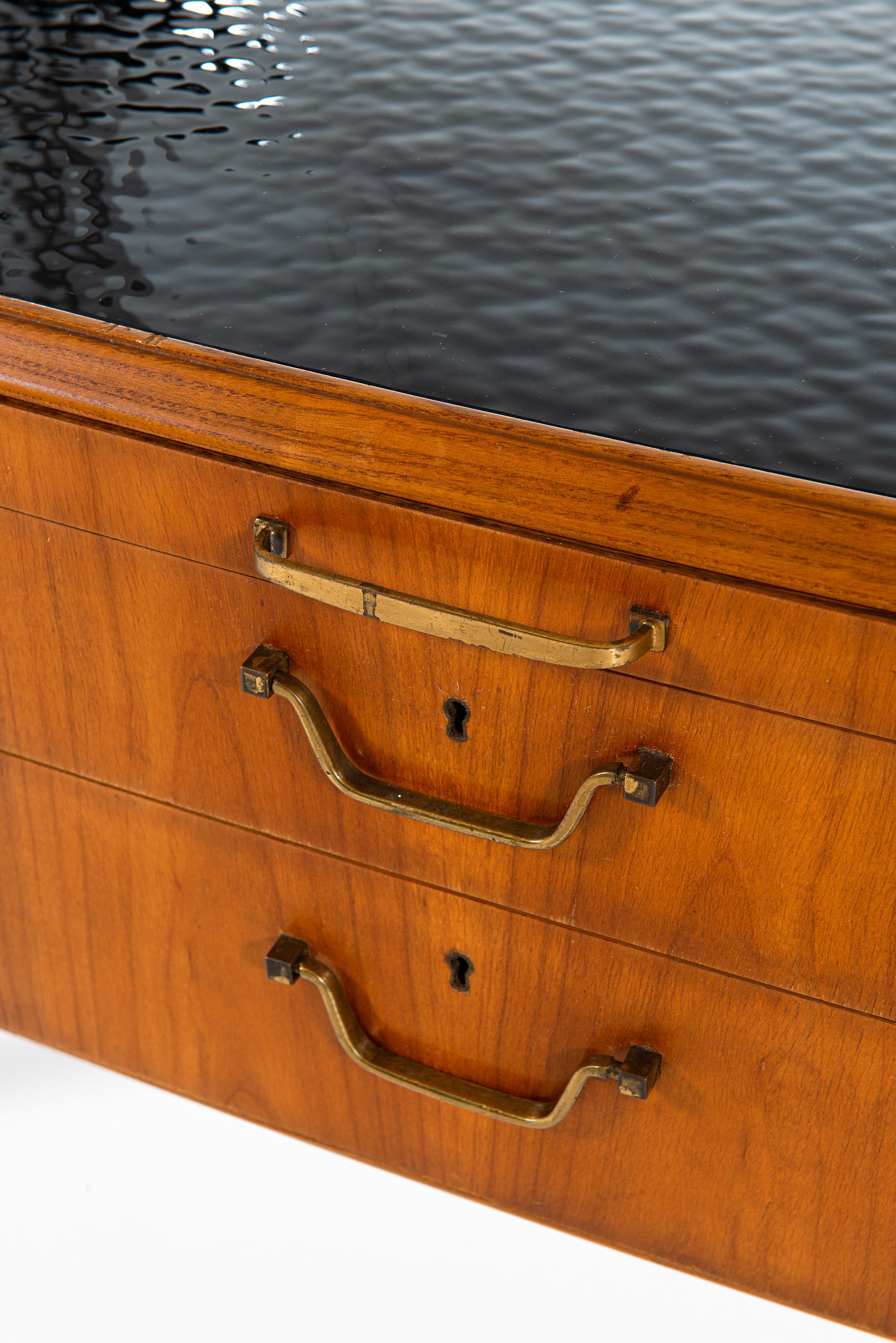 Rare bureau / sideboard designed by Axel Larsson. Produced by Bodafors in Sweden.