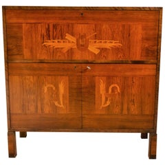 Vintage Axel Larsson Designed Bodafors Desk Cabinet Stunning